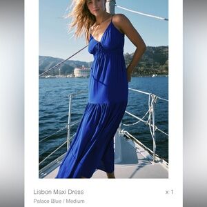 NWT Z Supply cobalt blue maxi dress 💙